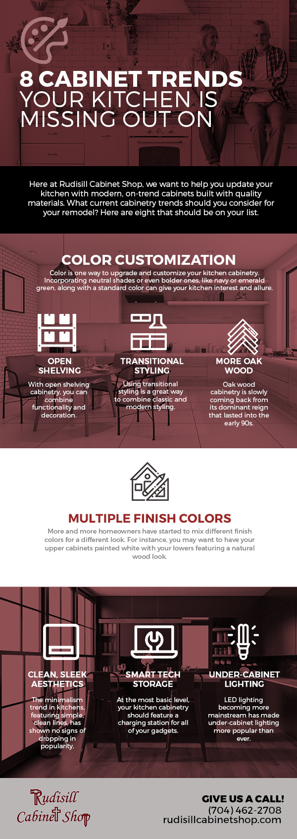 8 Cabinet Trends Your Kitchen is Missing Out On [infographic]